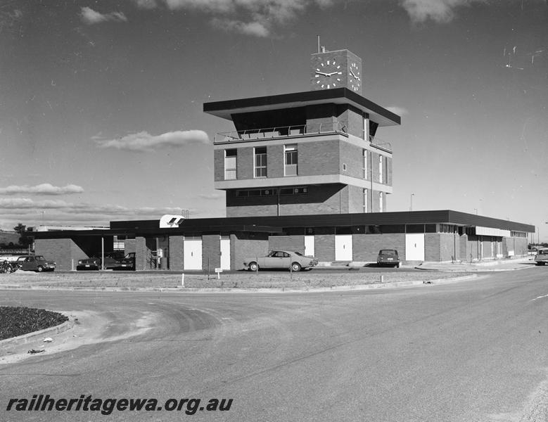 P00268
Yardmaster's Office and control tower, Forrestfield Yard.
