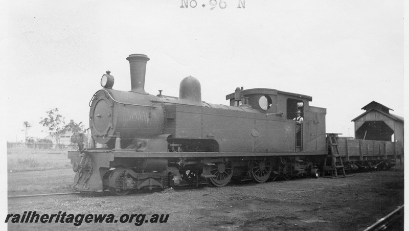 P01647
N class 96, Midland Junction, front and side view, c1926
