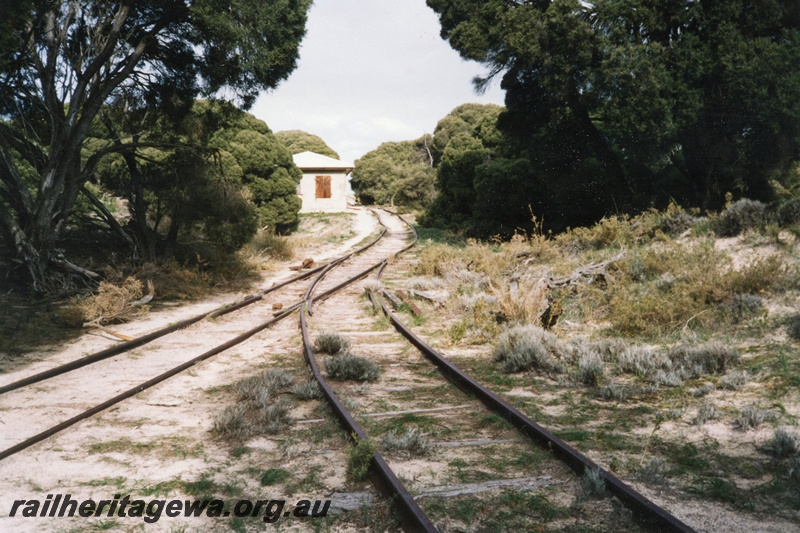 P02547
1 of 2, Rottnest Island Railway tracks near Kingston Barracks.
