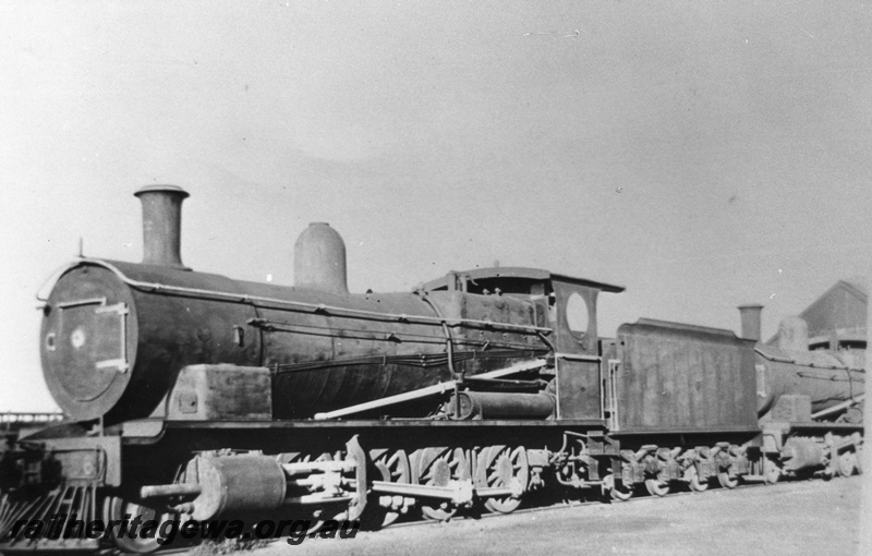 P03385
Commonwealth Railways (CR) KA class 56, Parkeston, front and side view
