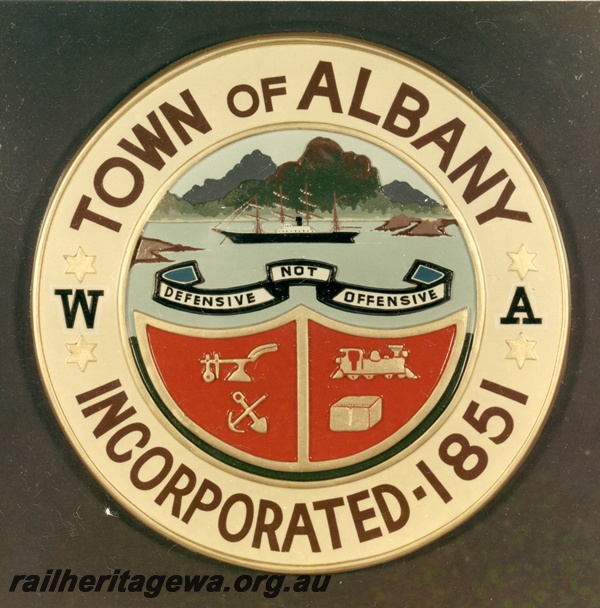 P03712
Crest, Town of Albany, Incorporated 1851
