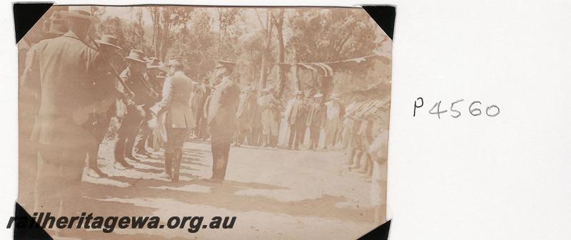 P04560
French Trade Mission visit to Jarrahdale in 1918
