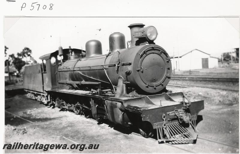 P05708
MRWA loco A class, Midland Junction, side and front view
