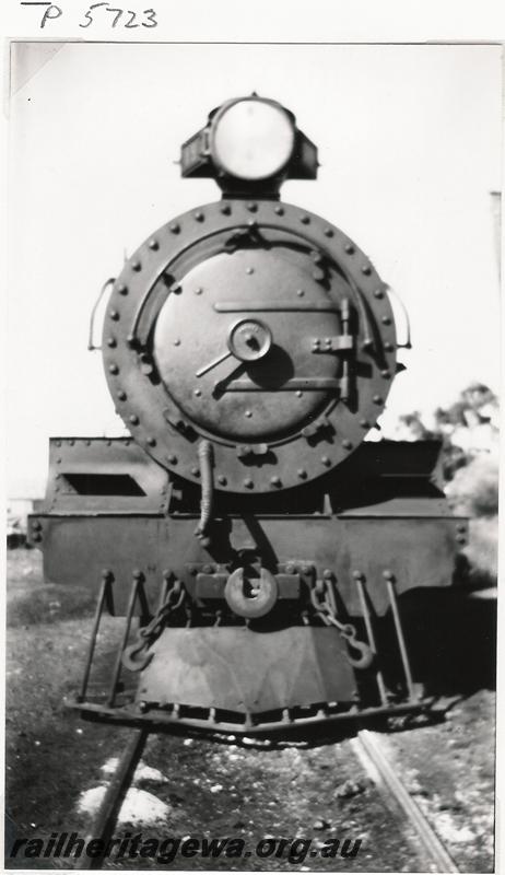 P05723
MRWA loco D class 19, Midland Junction, front view
