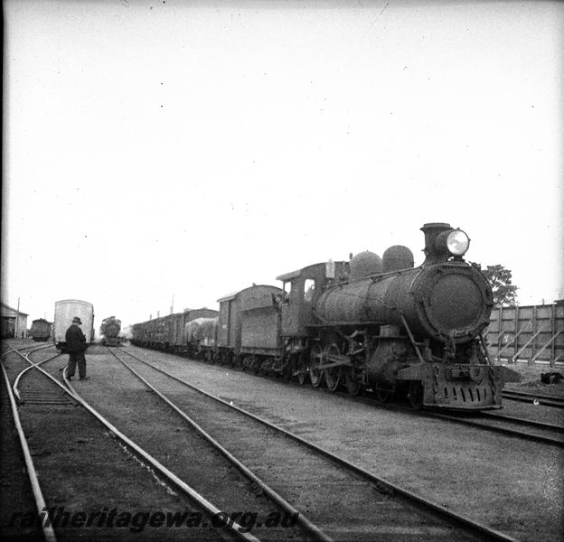 P06082
C class, Katanning, GSR line, departing with goods train
