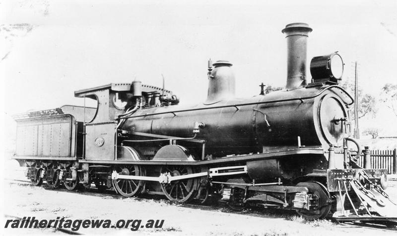 P06153
T class 167, East Perth Loco depot, side and front view
