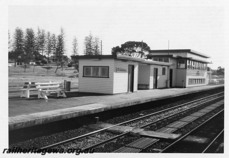 P06407
Signal box, station buildings, Cottesloe

