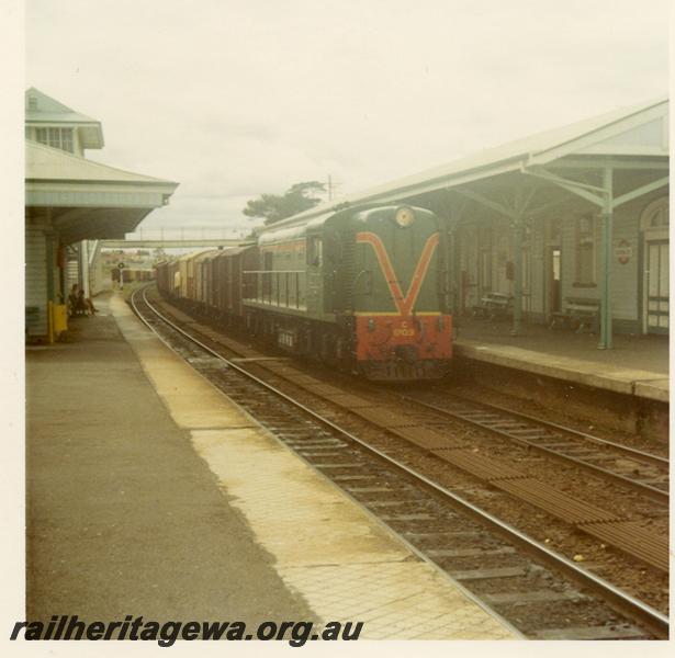 P06462
C class 1703, Subiaco station, goods train for Fremantle
