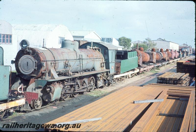 P06807
W class 951 without tender, stowed at Midland Workshops, Tender from S class 549 