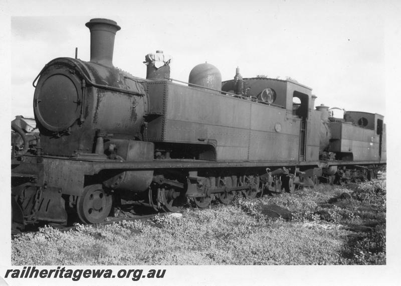 P06925
K class 188, Midland Junction loco depot, front and side view

