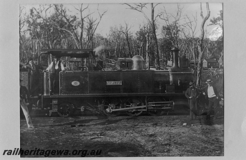 P07552
Canning Jarrah Timber Company loco 