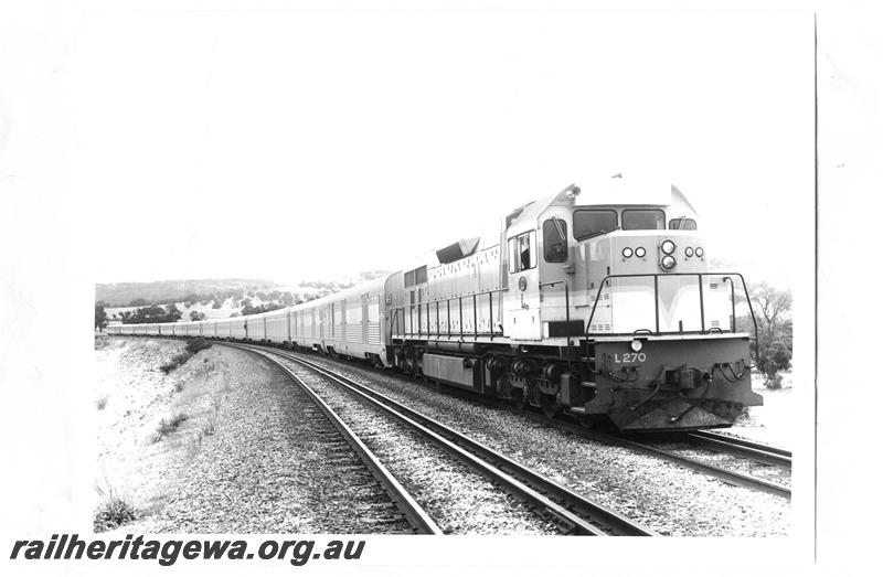P07691
L class 270, Upper Swan on Avon Valley line, on 