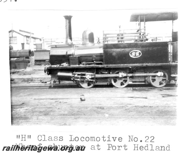 P07760
H class 22, Midland Workshops, having just been overhauled, side view
