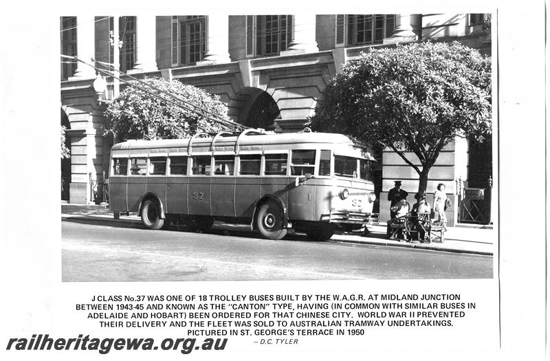 P07771
WAGT J class trolley bus No.37, 