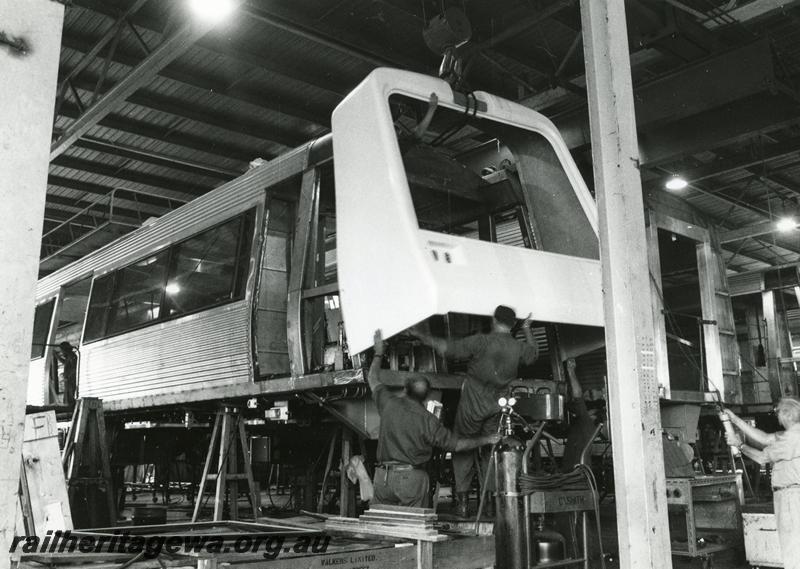 P07911
AEA class EMU, Maryborough, Queensland, the first front being attached
