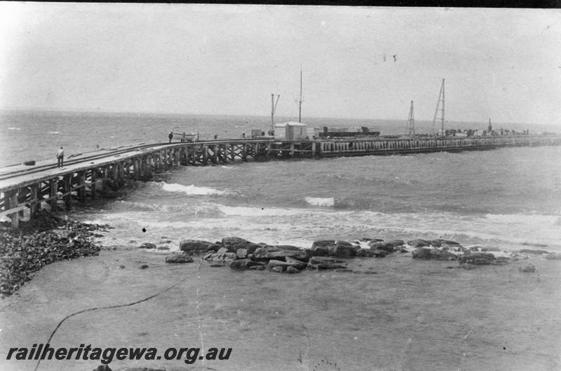P08054
M.C. Davies jetty, Flinders Bay, view from shore
