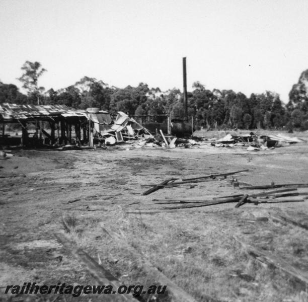 P08170
2 of 3 views of the timber mill at Karragullen, shows boiler.
