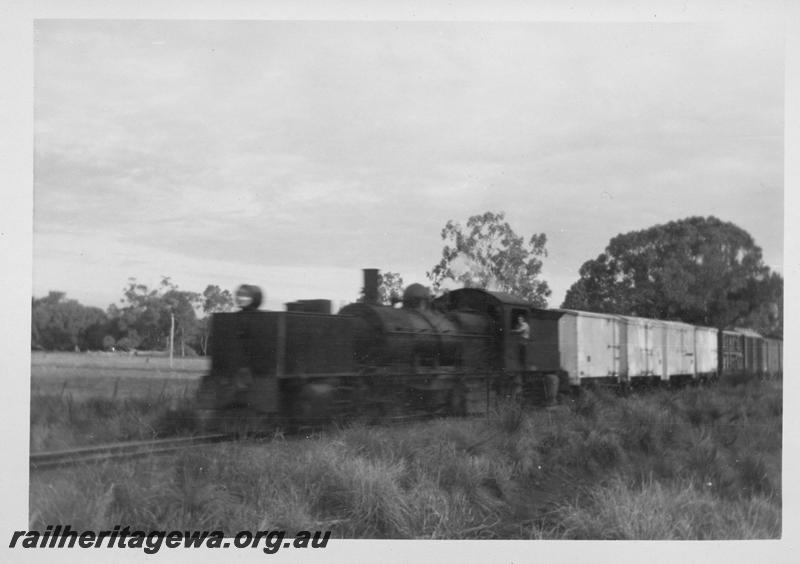 P08226
MSA class Garratt loco, Unknown location, possibly SWR line, goods train.

