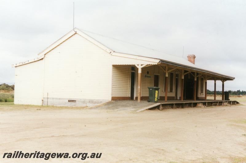 P08747
Station building, Busselton, resited on new location, end and front view
