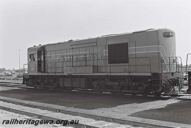 P09031
K class 204, Forrestfield Yard, side and end view
