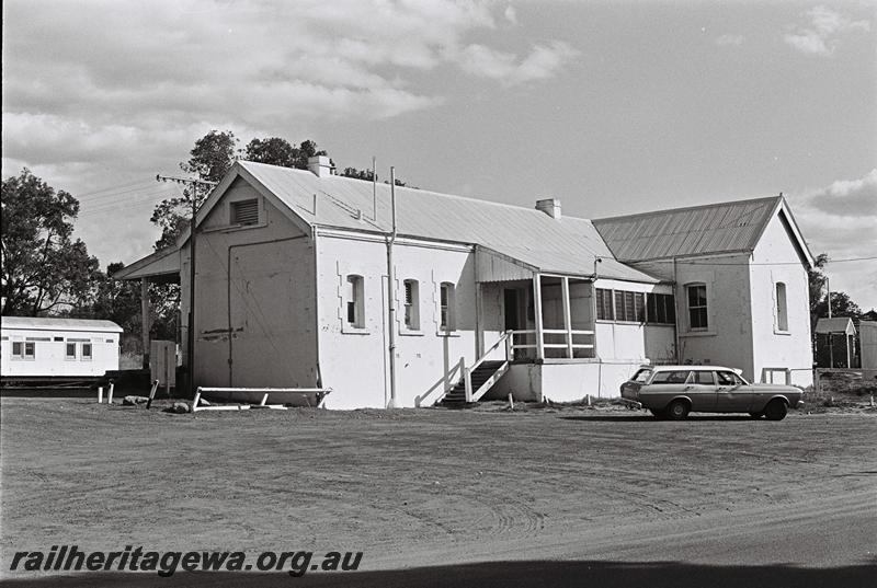 P09161
1 of 10 views of the station building at Gingin, MR line, east end and streetside view
