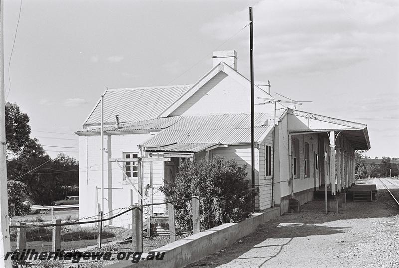 P09163
3 of 10 views of the station building at Gingin, MR line, view of west end
