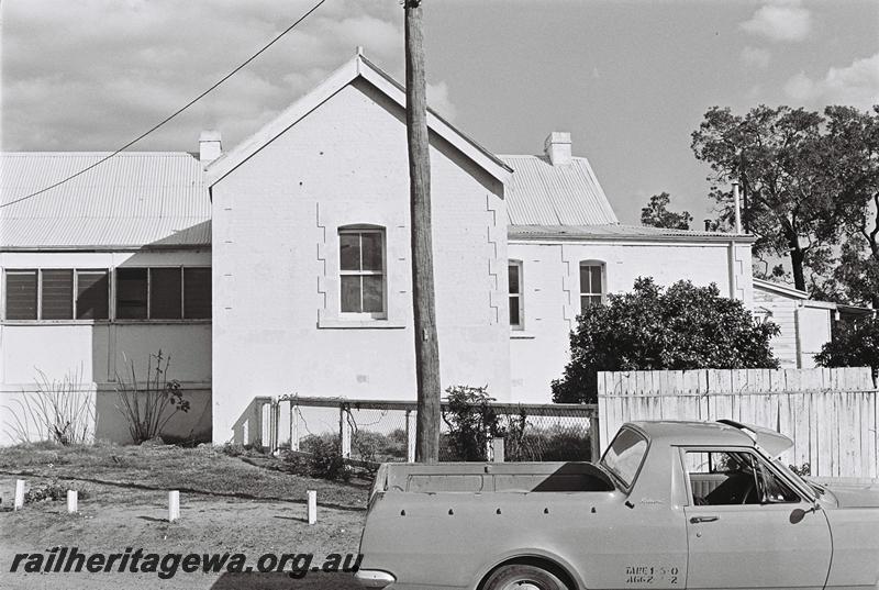P09170
10 of 10 views of the station building at Gingin, MR line, streetside view of the right hand half of the building.
