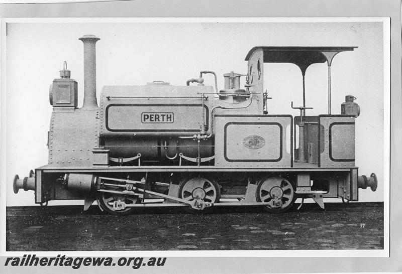 P09587
Hudswell Clarke 0-6-0T loco, builders No. 380, 