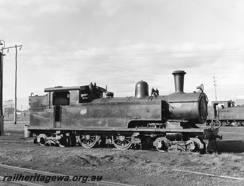 P10151
N class 200, 4-4-4T steam locomotive,, side and front view
