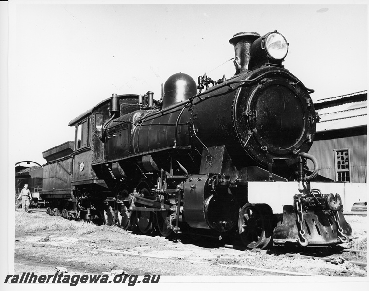 P10606
FS class 427 narrow gauge steam locomotive during/after overhaul.
