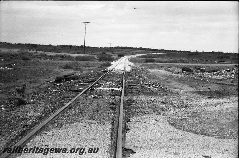 P11169
Track, some newly ballasted, near Nannine, NR line, looking north.
