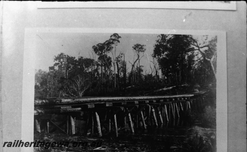 P11175
Trestle bridge, Barrabup Mill line near Nannup
