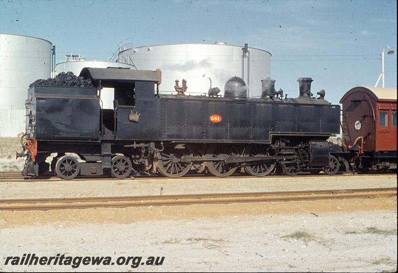 P11448
DM class 581, breakdown train, wheat silo road Leighton yard. ER line,

