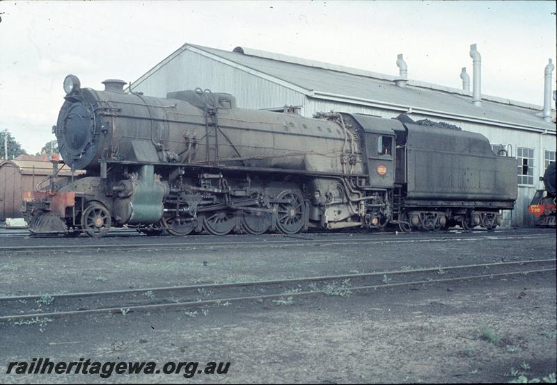 P11547
V class 1202, East Perth loco shed. ER line.
