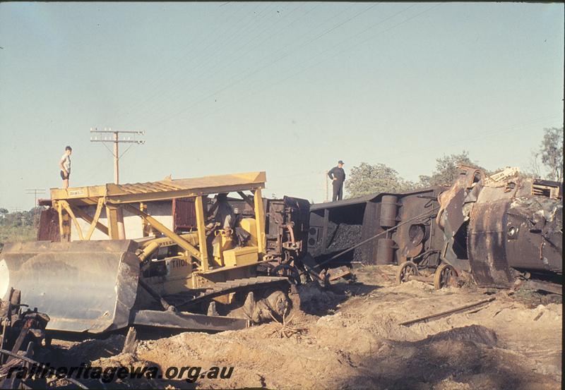 P11999
Y class 1105, being dragged, Mundijong Junction accident. SWR line.
