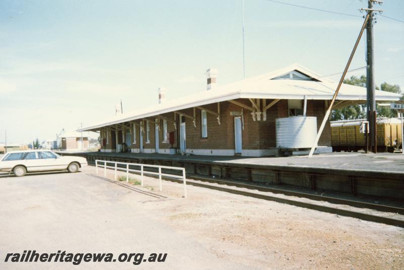P12093
Station building, Wagin, GSR line, east side looking south
