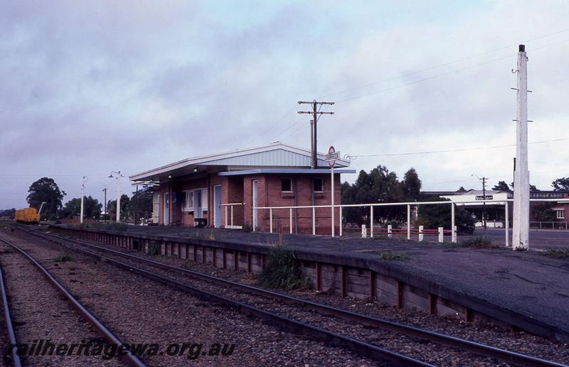 P12502
Station building, Cranbrook, end view north side, GSR line 
