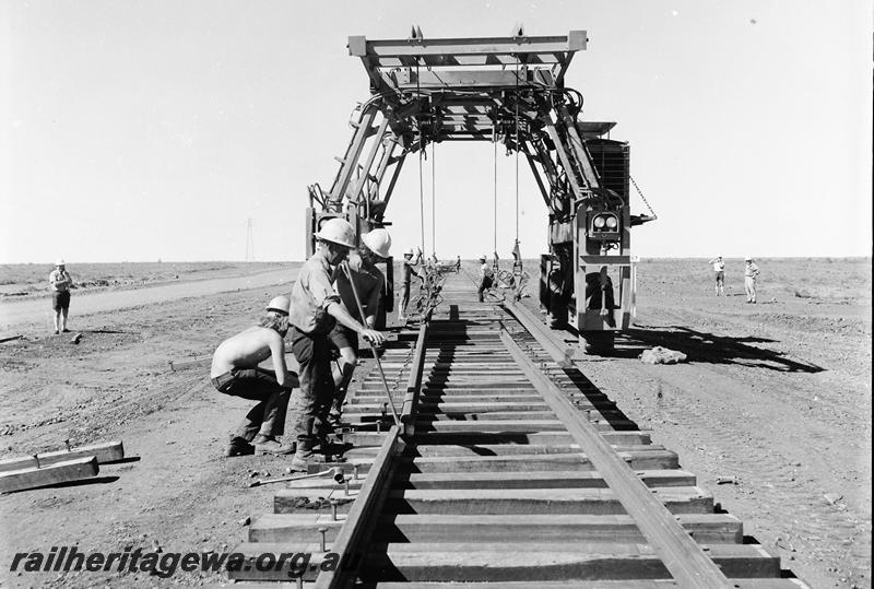 P12688
Rail laying for the Robe River railway
