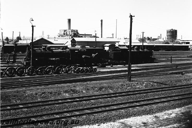 P12755
U class, DM class 582, East Perth Loco Depot, gasometer in the background.
