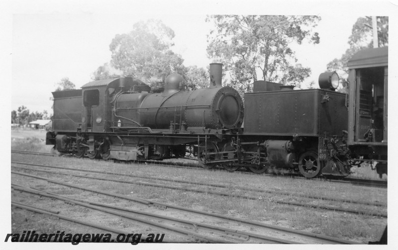 P13339
MSA class 499, Dwellingup, PN line, side and front view, ARHS tour train
