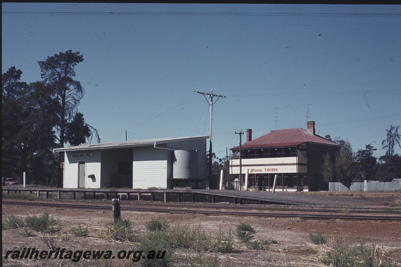 P13449
Station building, Woodanilling, GSR line, trackside view, the 