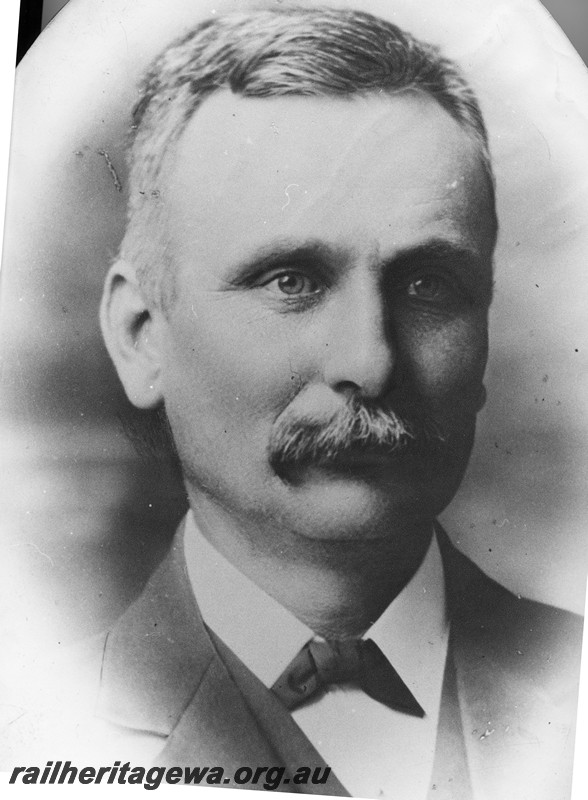 P13569
W. George, Commissioner of Railways, 1902-07,official portrait
