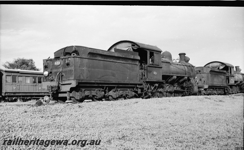 P13854
FS class 459, stowed, Midland graveyard, rear and side view
