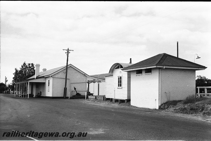 P13939
16 of 32 images of the railway and jetty precincts of Busselton, BB line, station buildings, streetside view
