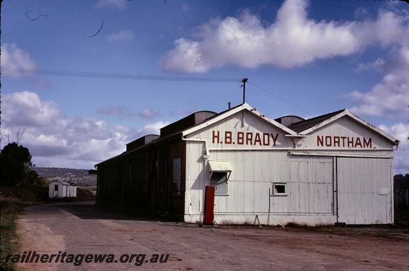 P14278
Goods shed, end view, Northam, ER line.
