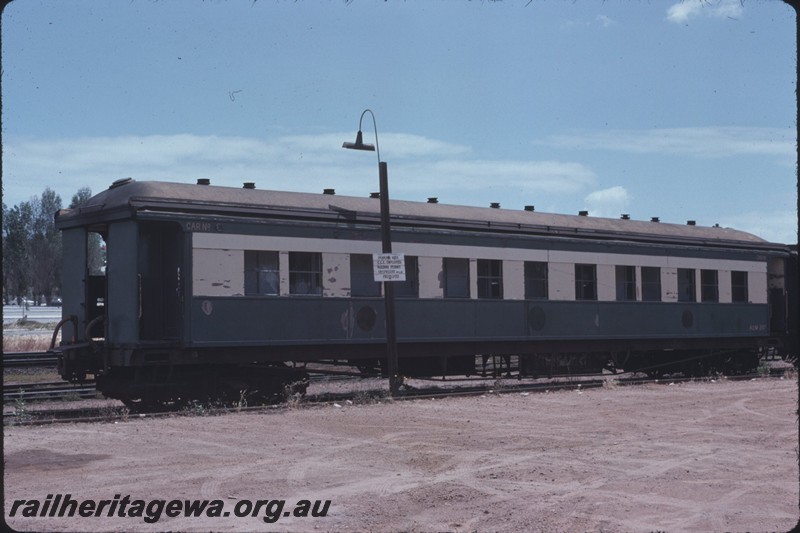 P14344
AQM class 287carriage, end and side view, Midland, ER line. 
