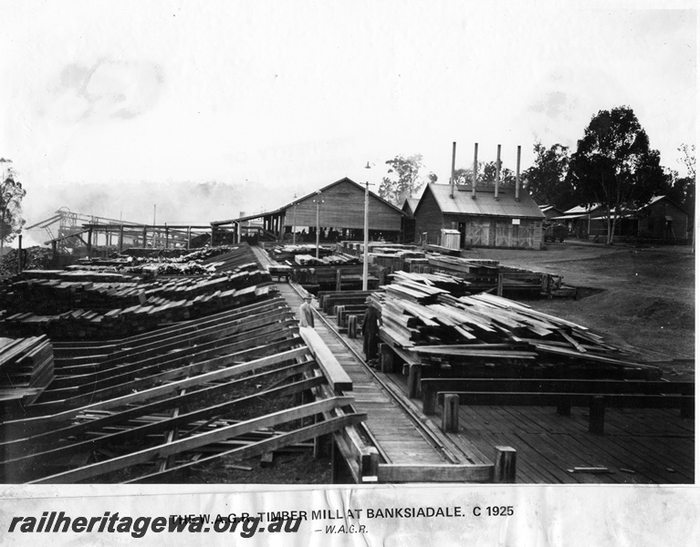 P14865
Timber mill at Banksiadale, c1925.
