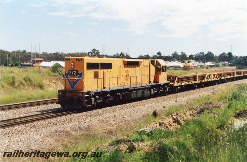 P15524
Australian Western L class 272, long hood leading, in the orange livery with the 