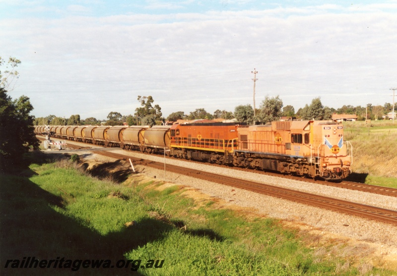 P15529
Australian Western loco AB class 1534 in the Westrail orange livery but with the 