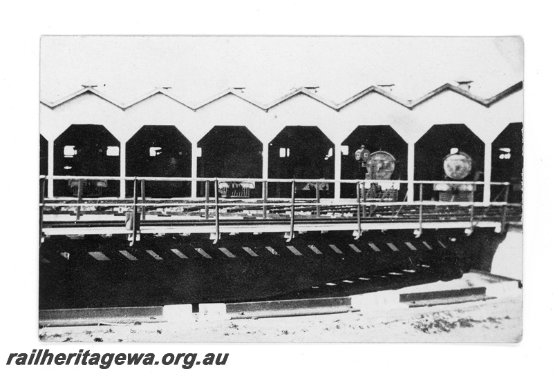 P16851
Commonwealth Railways (CR) - TAR line Port Augusta roundhouse C1930
